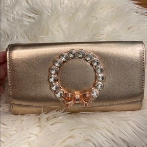 BRAND NEW Ted Baker Rose Gold Bow shoulder bag